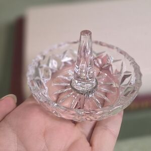Clear Glass Ring Holder